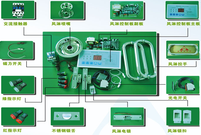 單人雙吹風淋設備配件 單人雙吹風淋設備配件