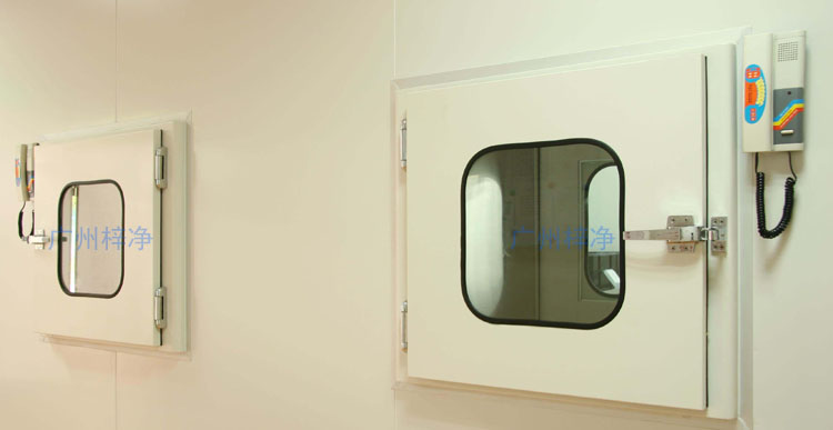 無塵室電子互鎖傳遞窗安裝現場圖片 無塵室電子互鎖傳遞窗安裝現場圖片