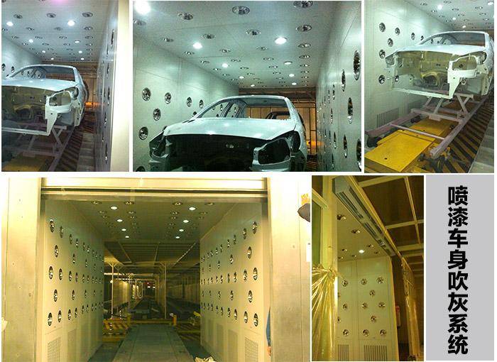 汽車涂裝車間風淋室與風淋通道結構 汽車涂裝車間風淋室與風淋通道結構