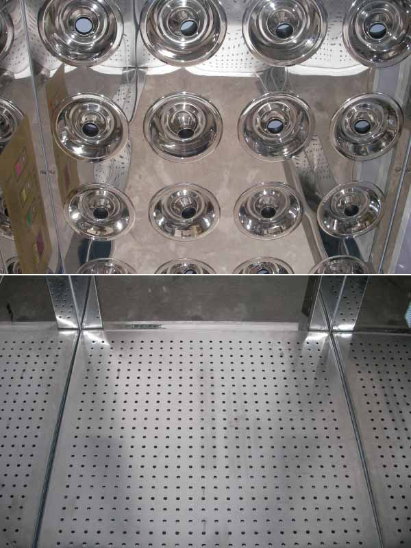 垂直流風淋室內部結構 垂直流風淋室內部結構