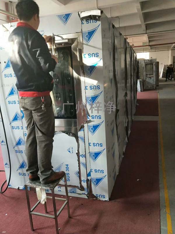 風(fēng)淋設(shè)備組裝接線圖 風(fēng)淋設(shè)備組裝接線圖